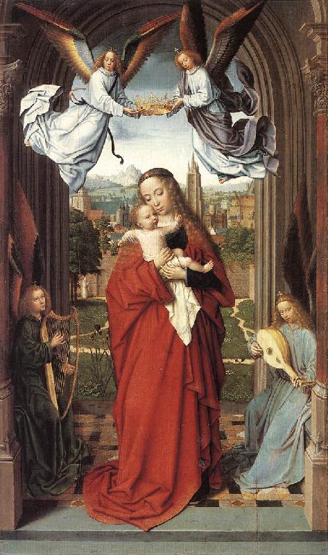 DAVID, Gerard Virgin and Child with Four Angels de